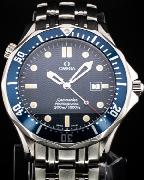 Omega Seamaster Diver 300M 41MM Quartz Blue Dial Steel Bracelet (2541.80.00)