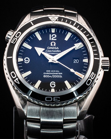 2006 Omega Seamaster Planet Ocean 45MM Black Dial Steel Bracelet (2200.50.00)