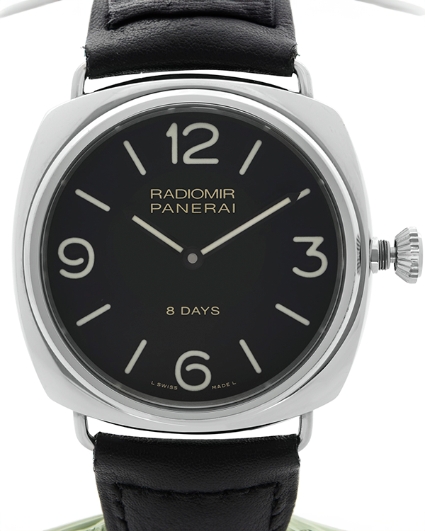 Panerai Radiomir 8 Days 45MM Black Dial Leather Strap (PAM00610)