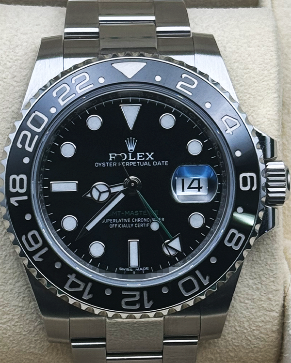 Rolex GMT-Master II 40MM Black Dial Oyster Bracelet (116710LN)