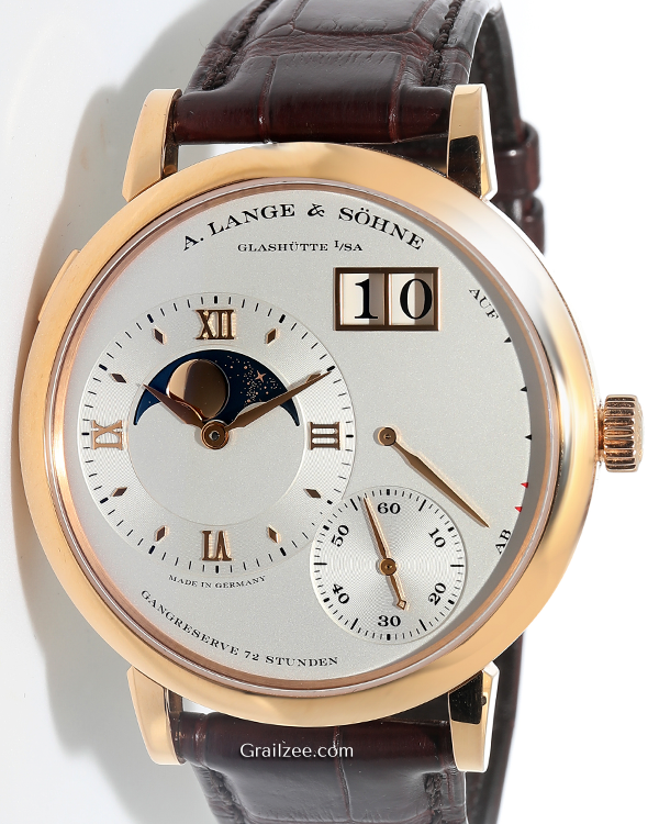 A. Lange & Söhne Grand Lange 1 Moonphase 41MM Silver Dial Leather Strap (139.032)