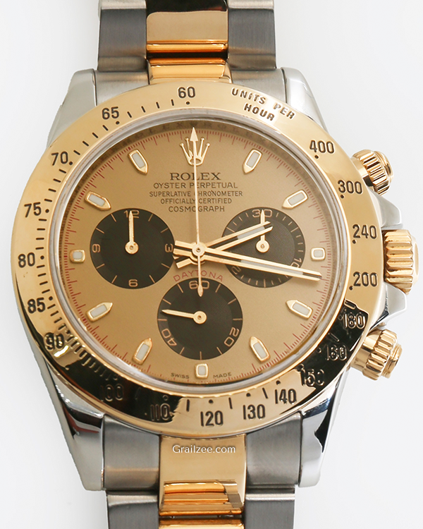 Rolex Cosmograph Daytona 40MM Champagne "Paul Newman" Dial Two-Tone Steel/Yellow Gold Bracelet (116523)