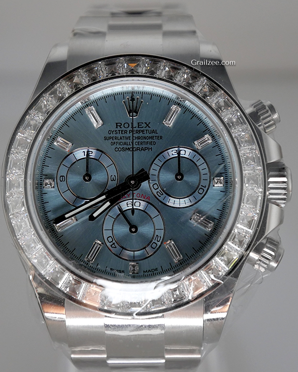 2024 Rolex Cosmograph Daytona 40MM Blue Dial Platinum Oyster Bracelet  (116576TBR)