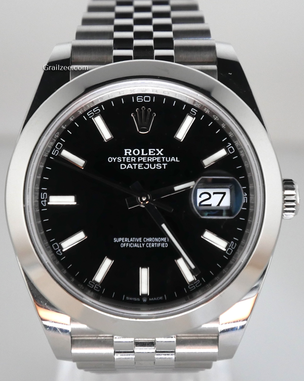 2024 Rolex Datejust 41MM Black Dial Jubilee Bracelet (126300)