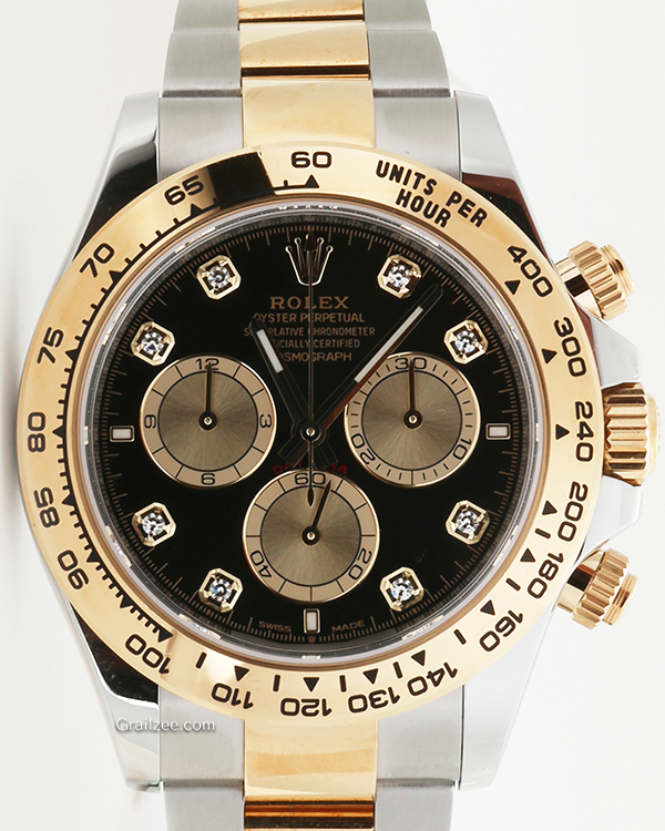 2023 Rolex Cosmograph Daytona 40MM Black Dial Two-Tone Oyster Bracelet (126503)