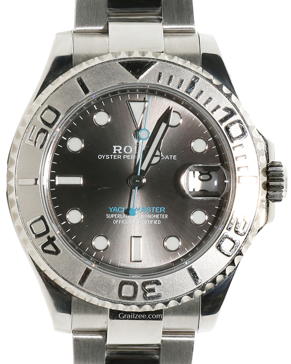 2021 Rolex Yacht-Master 37MM Rhodium Dial Oyster Steel Bracelet (268622)