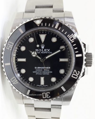 2020 Rolex Submariner No-Date 40MM Black Dial Oyster Bracelet (114060)