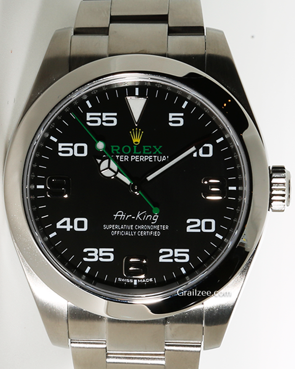 Rolex Air-King 40MM Black Dial Oyster Bracelet (116900)