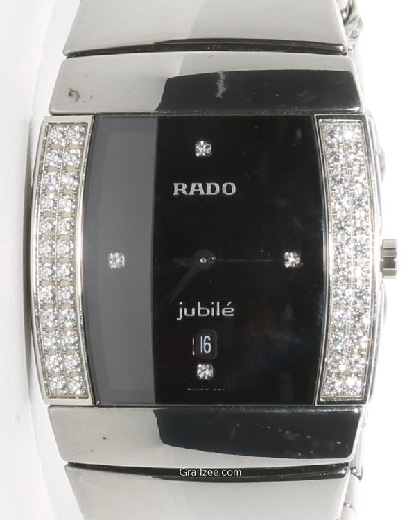 Rado Sintra Jubilé 34MM Quartz Black Dial Ceramic Bracelet (152.0577.3)