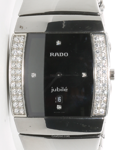 Rado Sintra Jubilé 34MM Quartz Black Dial Ceramic Bracelet (152.0577.3)