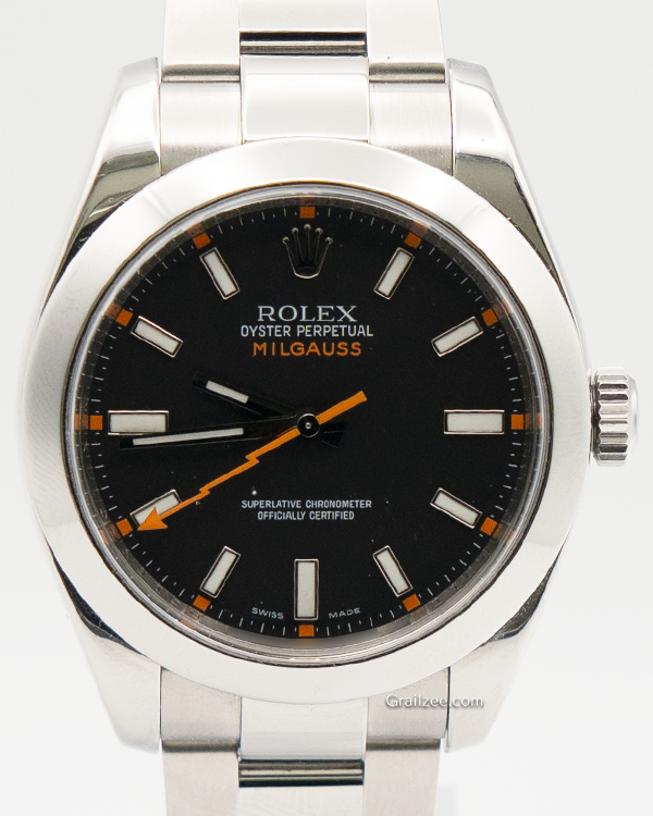 Rolex Milgauss 40MM Black Dial Oyster Bracelet (116400)