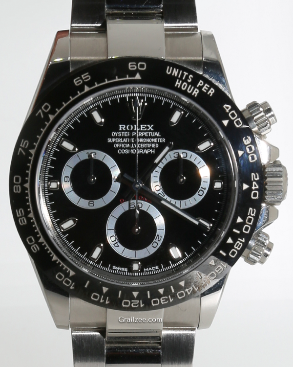 Rolex Cosmograph Daytona 40MM Black Dial Oyster Bracelet (116500LN)