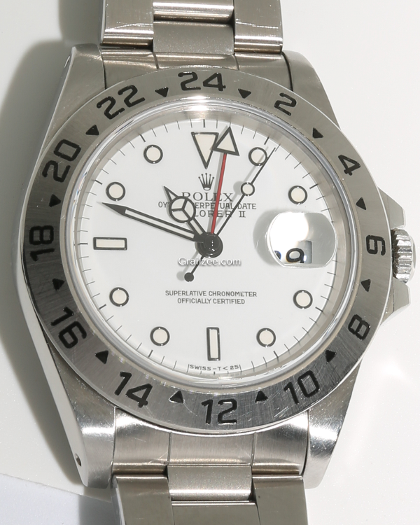 Rolex Explorer II "Polar" 40MM White Dial Oyster Bracelet (16570)