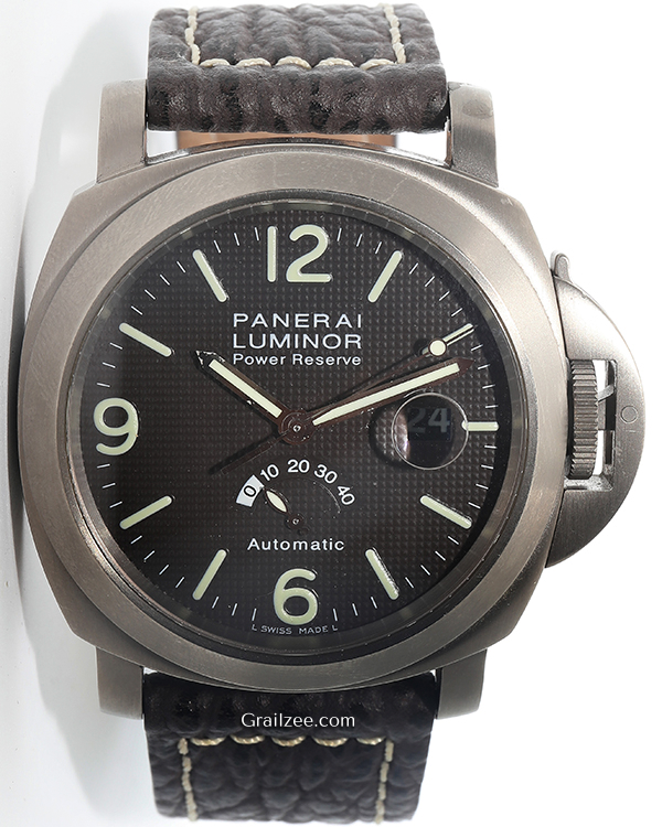 Panerai Luminor Power Reserve 44MM Brown Dial Leather Strap (PAM00057)