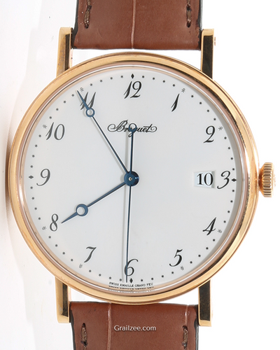 Breguet Classique 38MM White Dial Leather Strap (5177BR/29/9V6)