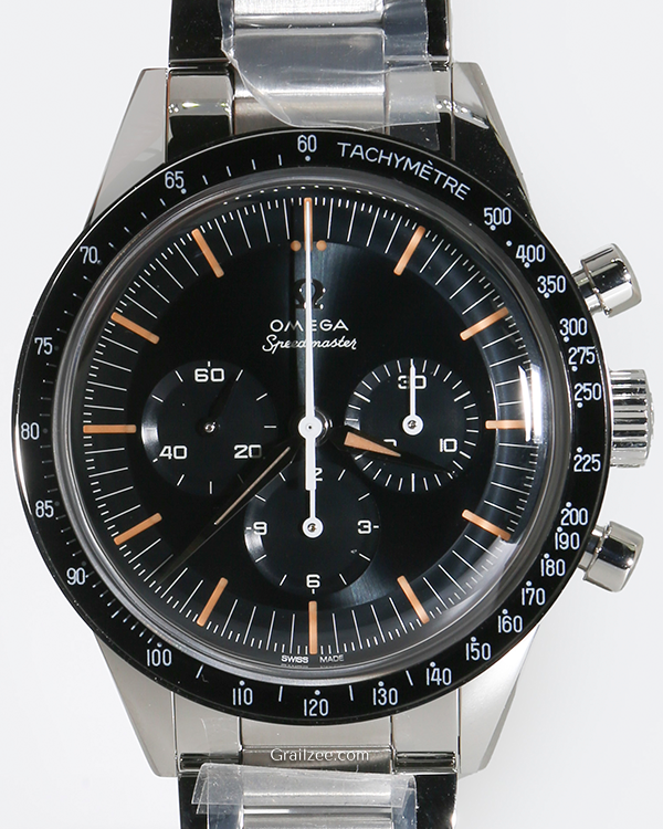 2024 Omega Speedmaster Anniversary Series "The First Omega In Space" 39.7MM Black Dial Steel Bracelet (310.30.40.50.06.001)