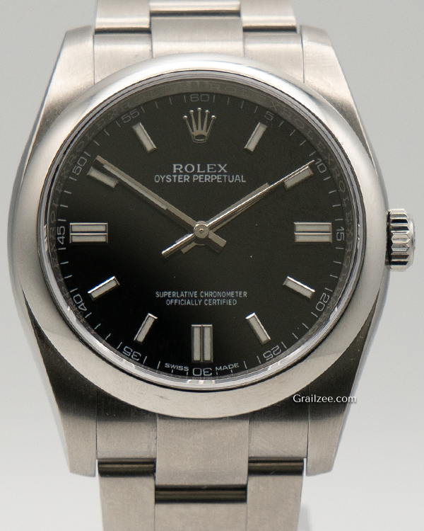 2021 Rolex Oyster Perpetual 36MM Black Dial Oyster Bracelet (116000)