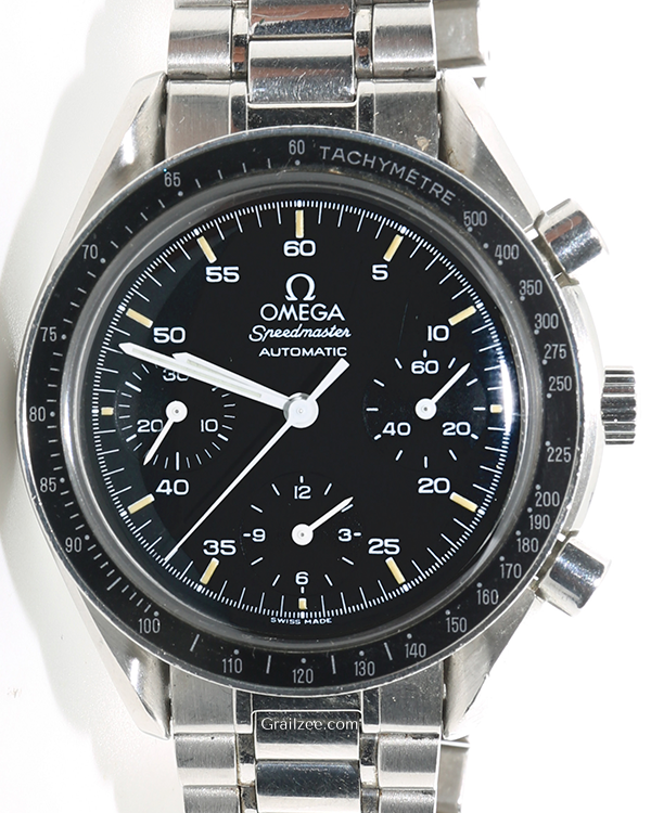 Omega Speedmaster Reduced 39MM Black Dial Steel Bracelet (3510.50.00)