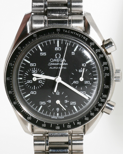 Omega Speedmaster Reduced 39MM Black Dial Steel Bracelet (3510.50.00)