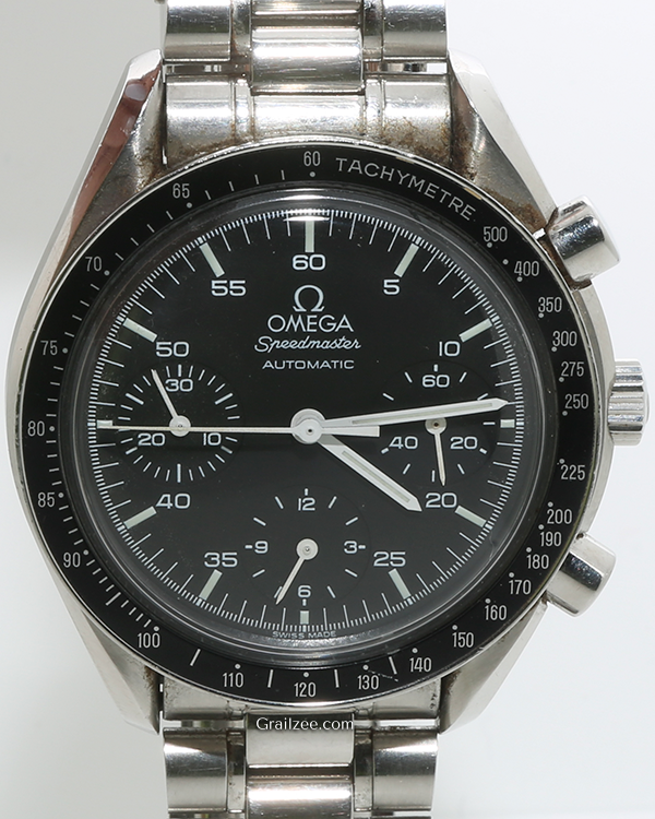 Omega Speedmaster Reduced 39MM Black Dial Steel Bracelet (3510.50.00)