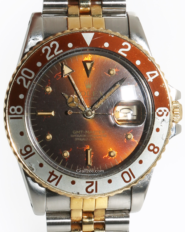 1984 (8 Mill. Serial) Rolex GMT-Master "Root Beer" 40MM Brown Dial Two-Tone Jubilee Bracelet (16753)