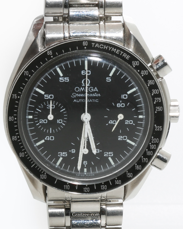 Omega Speedmaster Reduced 39MM Black Dial Steel Bracelet (3510.5)