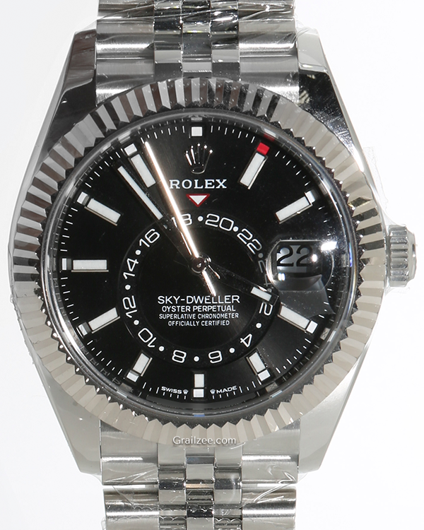 2023 Rolex Sky-Dweller 42MM Black Dial Jubilee Bracelet (336934)