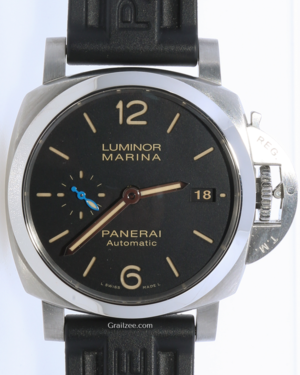 Panerai Luminor Marina 1950 3 Days 42MM Black Dial Rubber Strap (PAM01392)