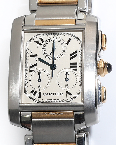 Cartier Tank Française 28MM Quartz Silver Dial Two-Tone Bracelet (W51004Q4)