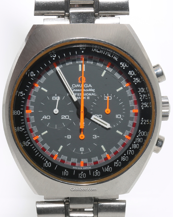 Omega Speedmaster Mark II 42MM Grey Dial Steel Bracelet (145.014)