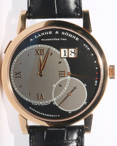 A. Lange & Söhne Lange 1 41.9MM Black Dial Leather Strap (115.031)