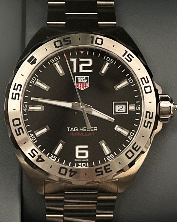 No Reserve - TAG Heuer Formula 1 Quartz 41MM Steel Black Dial Bracelet (WAZ1112.BA0875)