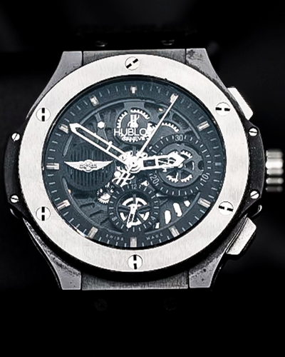 Hublot Big Bang "Aero Bang Morgan" L.E. 44.5MM Skeleton Dial Rubber Strap (310.CK.1140.RX.MOR08)