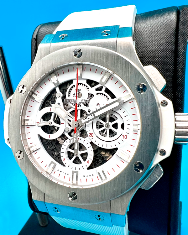 2015 Hublot Big Bang Aero Bang "150th Anniversary" All White Skeleton Dial (311.SE.2113.VR.JDR.14)