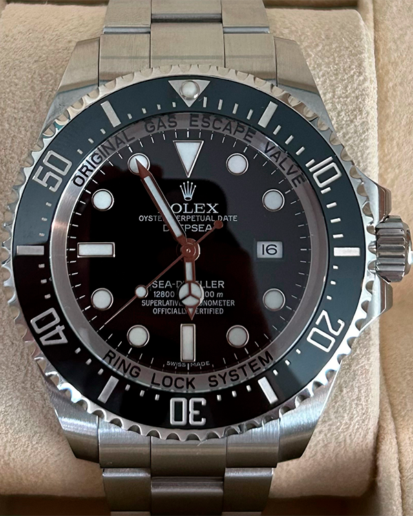 No Reserve - Rolex Sea-Dweller Deepsea 44MM Black Dial Oyster Bracelet (116660)