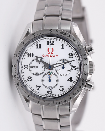 Omega Speedmaster Broad Arrow Olympic 42MM White Dial Steel Bracelet (321.10.42.50.04.001)