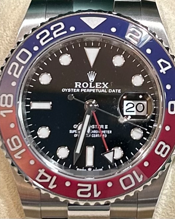 2023 Rolex GMT-Master II "Pepsi" 40MM Black Dial Oyster Bracelet (126710BLRO)