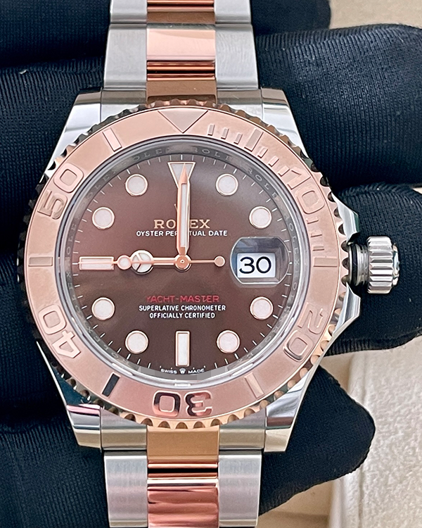 2022 Rolex Yacht-Master 40MM Oystersteel Everose Gold Chocolate Dial (126621)