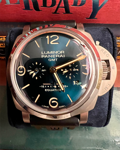 2016 Panerai Luminor Equation of Time 47MM Blue Dial Rubber Strap (PAM00670)