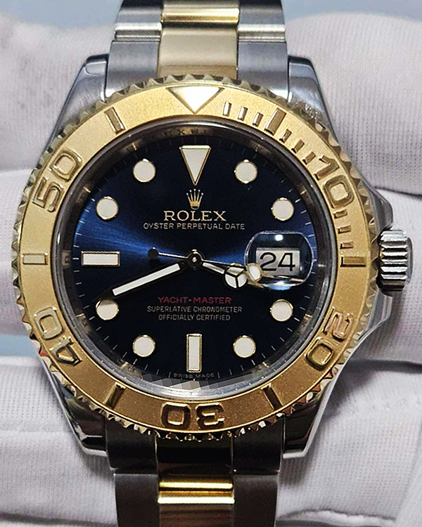 2015 Rolex Yacht-Master 40MM Blue Dial Two-Tone Oyster Bracelet (16623)