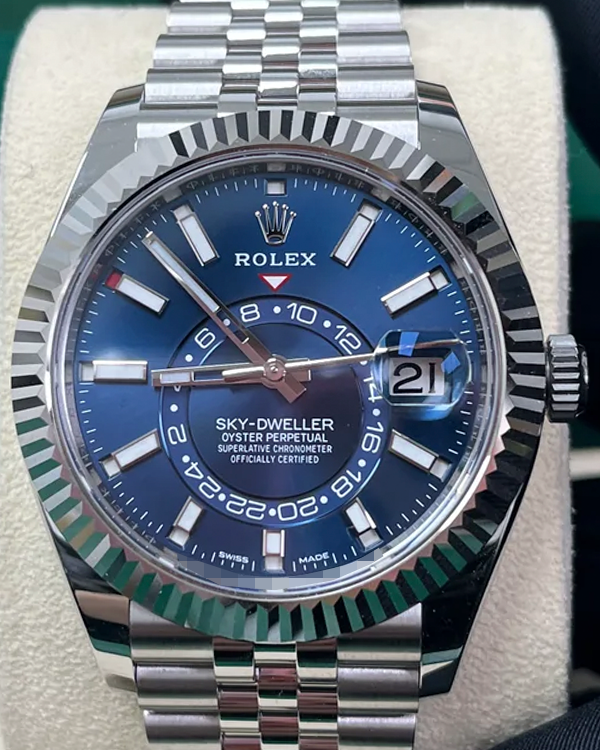 2023 Rolex Sky-Dweller 42MM Blue Dial Jubilee Bracelet (326934)