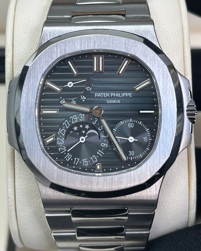 Patek Philippe Nautilus 40MM Grey Dial Steel Bracelet (5712/1A-001)