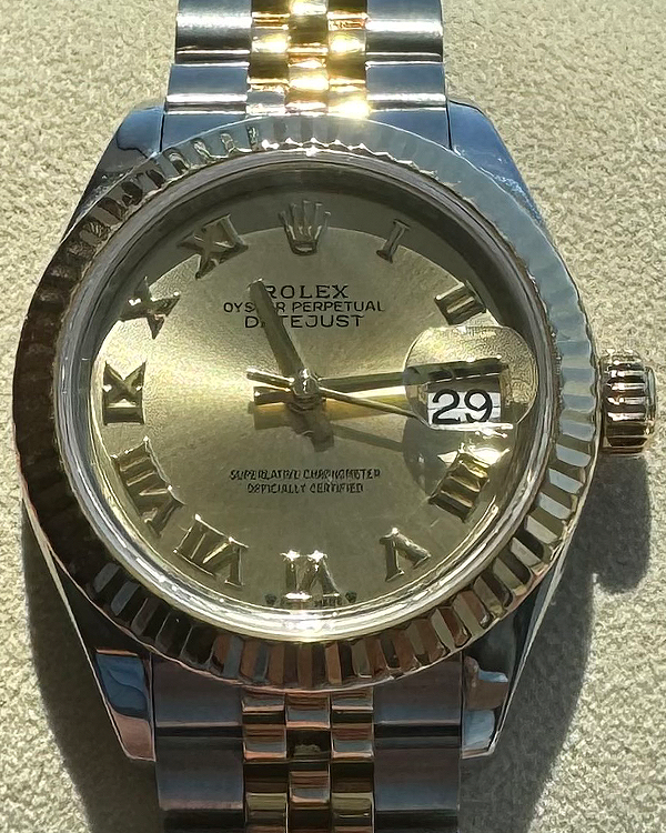 2020 Rolex Lady-Datejust 28MM Champagne Dial Two-Tone Jubilee Bracelet (279173)