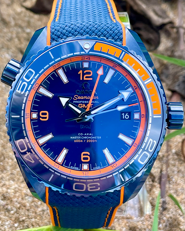 2022 Omega Seamaster Planet Ocean "Big Blue" 45.5MM Blue Dial Rubber Strap (215.92.46.22.03.001)