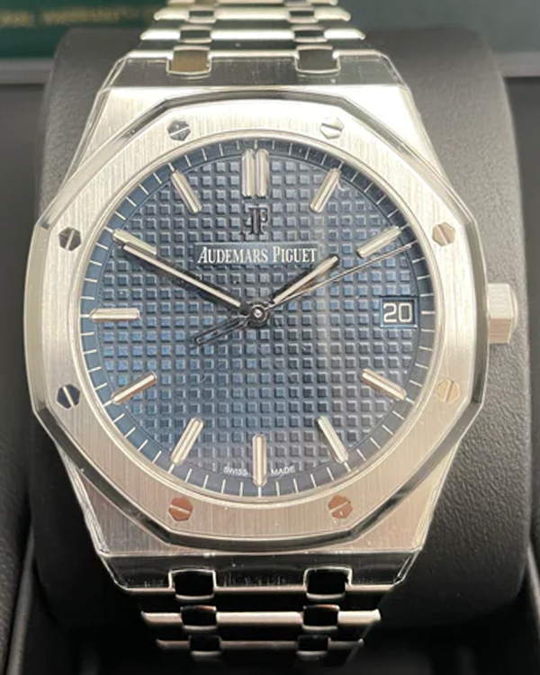 2021 Audemars Piguet Royal Oak 41MM Blue Dial Steel Bracelet (15500ST.OO.1220ST.01)