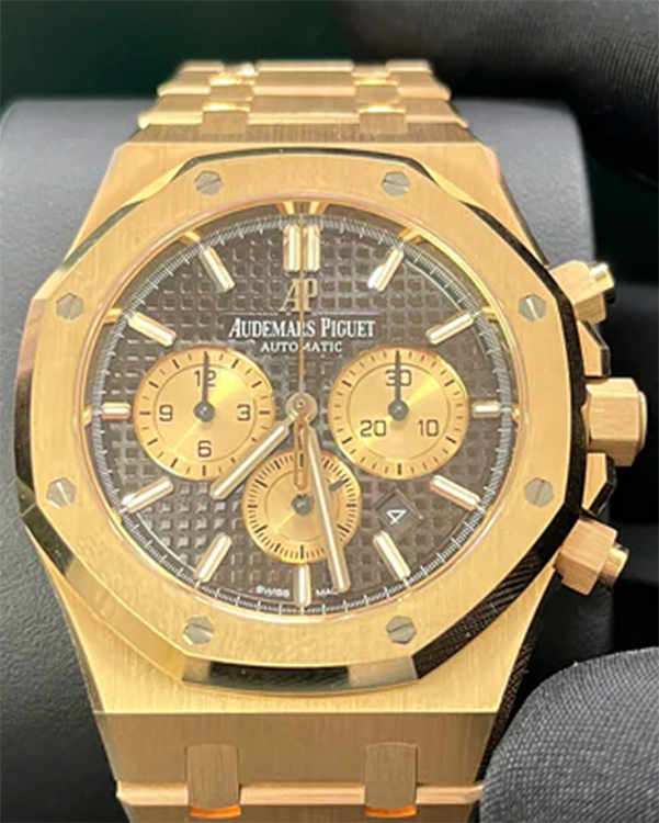 Audemars Piguet Royal Oak Chronograph 41MM Brown Dial Rose Gold Bracelet (26331OR.OO.D821CR.01)
