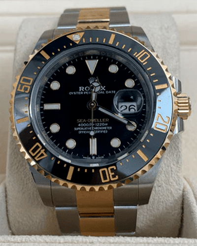 2022 Rolex Sea-Dweller 43MM Black Dial Two-Tone Oyster Bracelet (126603)