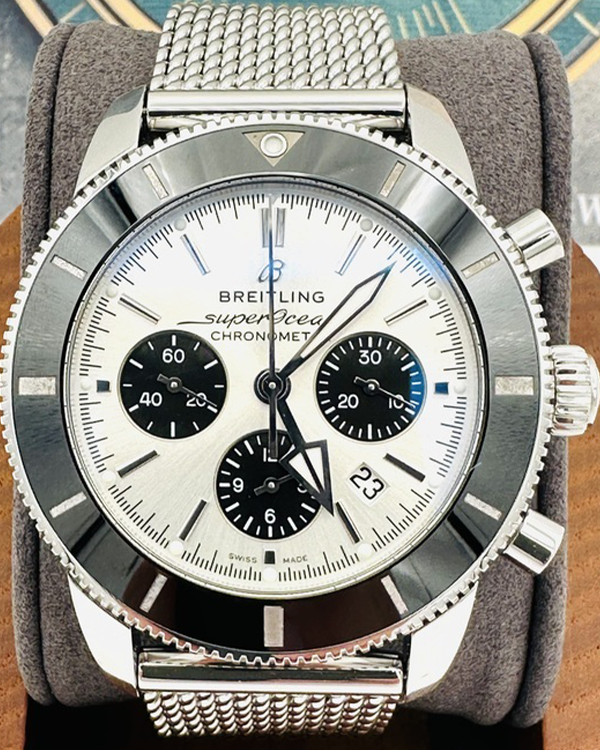 Breitling Superocean Heritage II Chronograph Steel Silver Dial (AB016212)