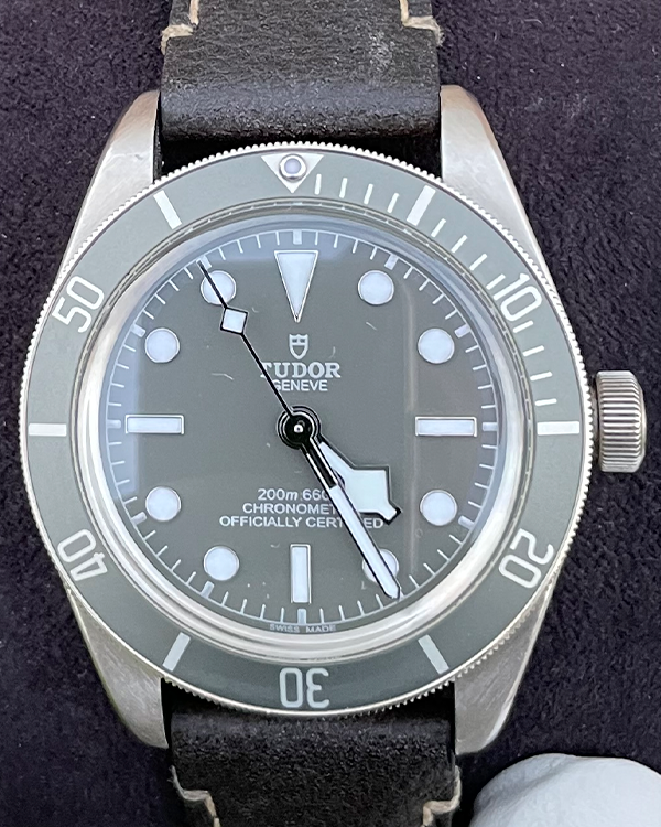 2021 Tudor Black Bay 58 39MM Taupe Grey Dial Leather Strap (M79010SG)
