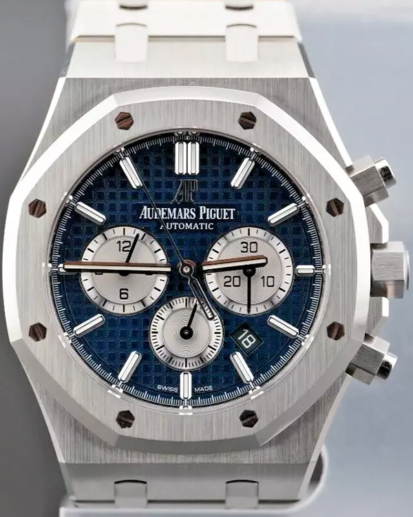 2018 Audemars Piguet Royal Oak Chronograph 41MM Blue Dial Steel Bracelet (26331ST.OO.1220ST.01)